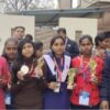नीलांचल द्वारा कराते पदक विजेता सम्मानित